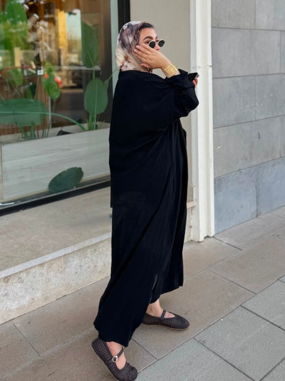 Essential Black Cardigan